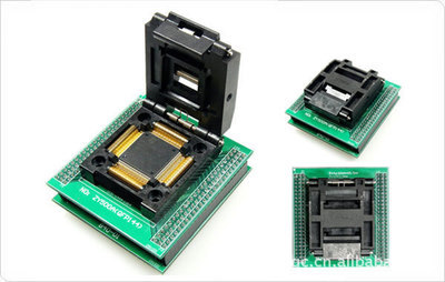 【周立功ZY500A燒錄座\適配座\單片機(jī)測(cè)試座\老化座\IC插座】價(jià)格,廠家,圖片,集成電路/IC,重慶春創(chuàng)電子科技-